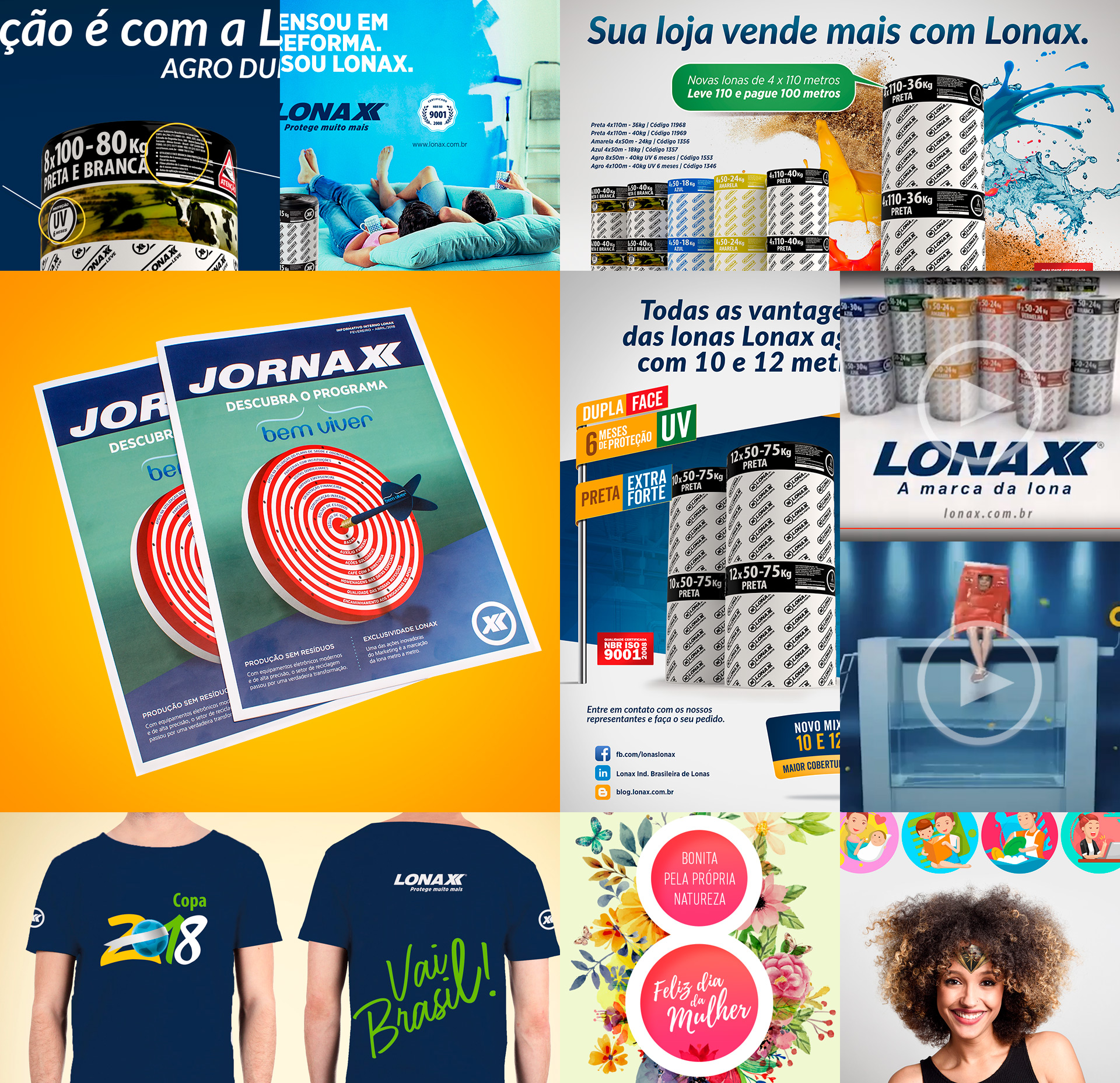 Portfólio Lonax - Galpão33: Agência de Publicidade e Comunicação
