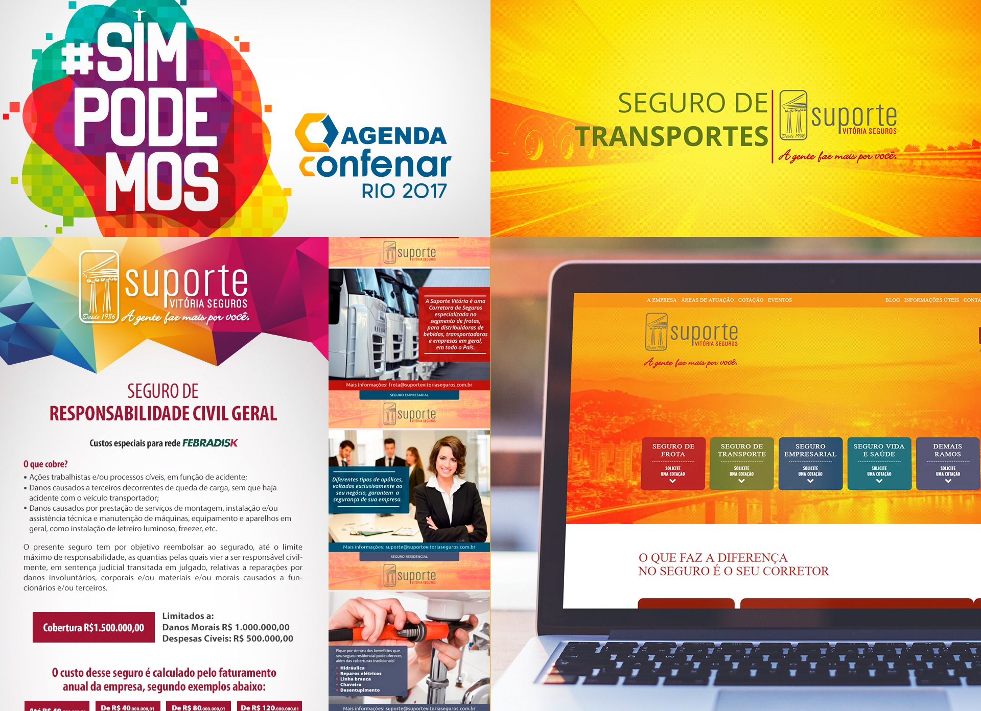 Portfólio Suporte Vitória - Galpão33: Agência de Publicidade e Comunicação